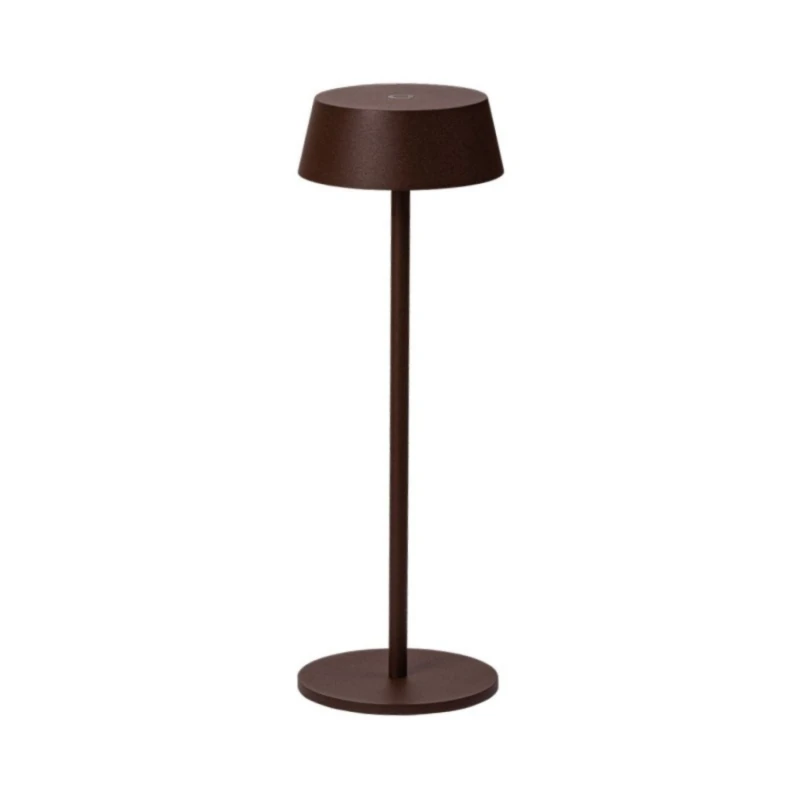 lampa LED do salonu GILBERTO TABLE corten
