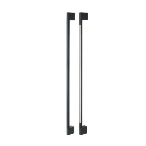 GUSTO 120 WALL kinkiet zewnętrzny AZzardo, czarny, LED, IP54, 3000K/4000K
