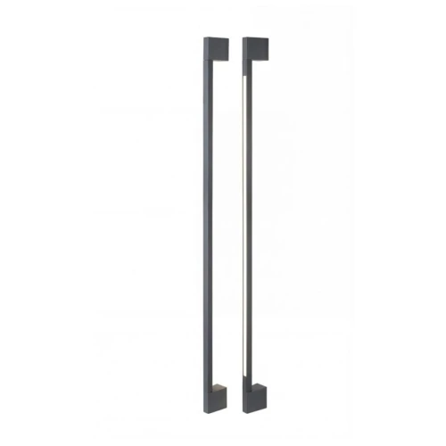 GUSTO 120 WALL kinkiet zewnętrzny AZzardo, ciemnoszary, LED, IP54, 3000K/4000K