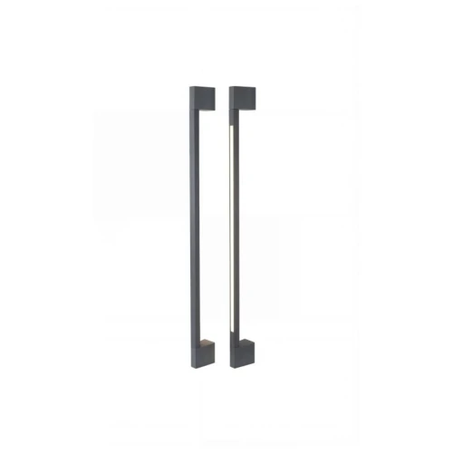 GUSTO 90 WALL kinkiet zewnętrzny AZzardo, ciemnoszary, LED, IP54, 3000K/4000K
