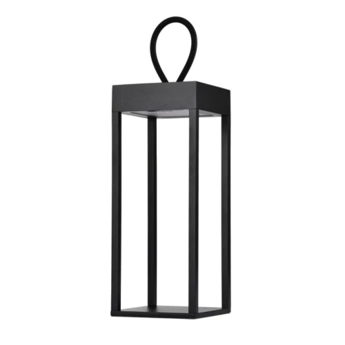 HEDDA lampa stołowa przenośna zewnętrzna AZzardo, czarny, IP54, LED, 3000K