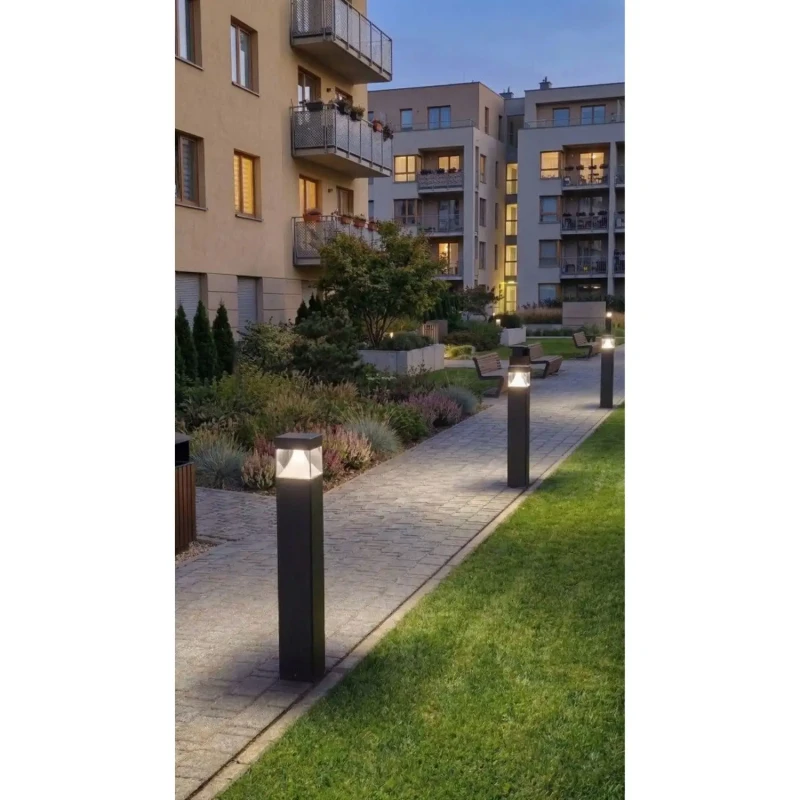 Słupek ogrodowy BAREL BKW-1000 w kolorze antracytowym