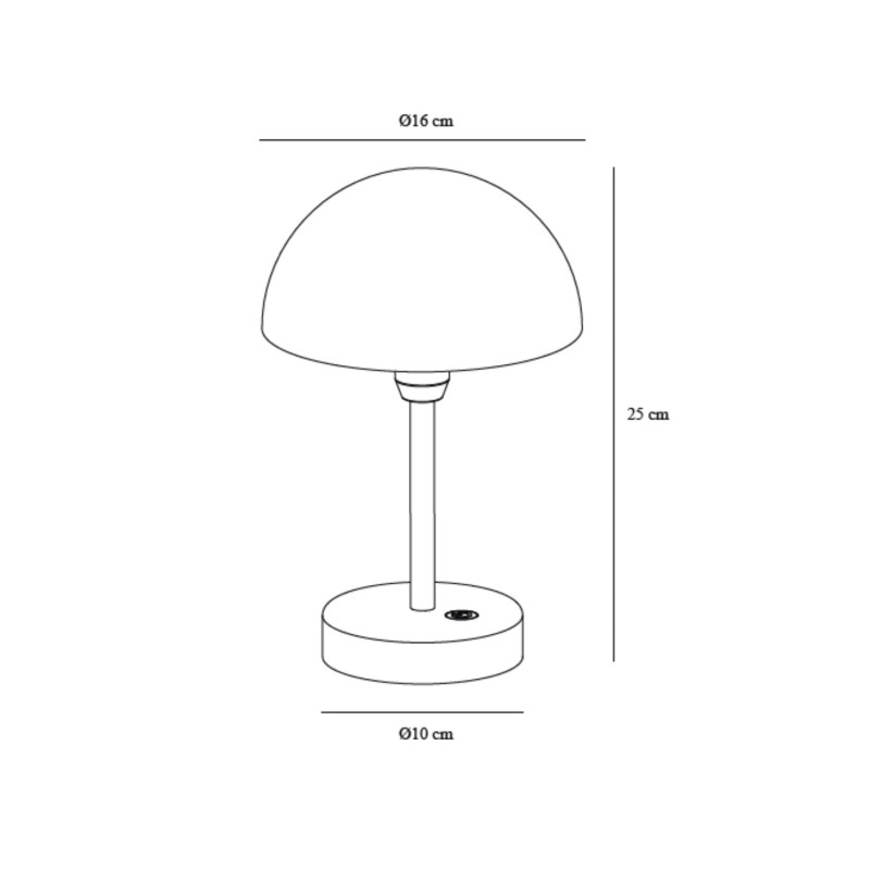 nowoczesna lampka stołowa ELLEN TO GO wymiary