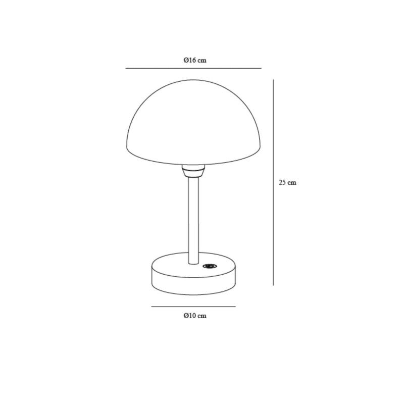 lampka LED na taras ELLEN TO GO wymiary
