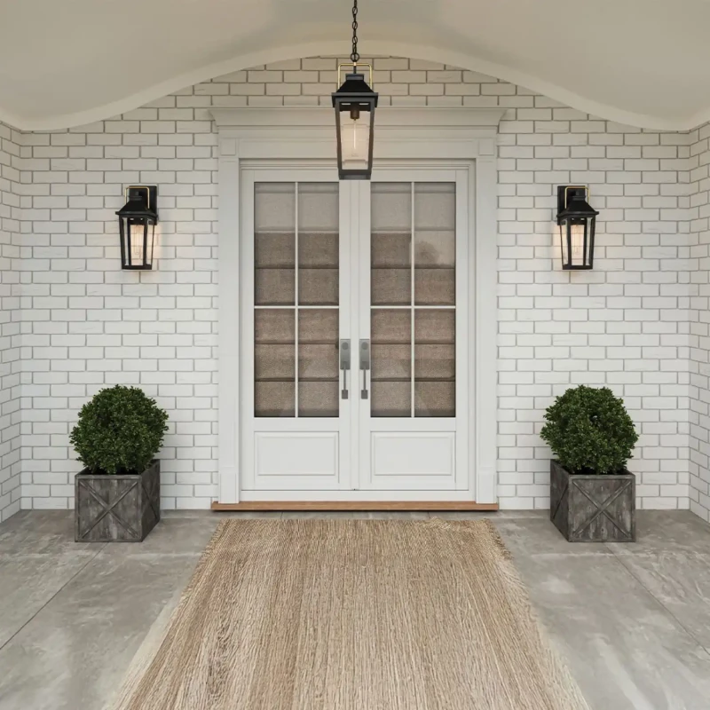 lampa ścienna BUCKLEY z szkłem fazowanym