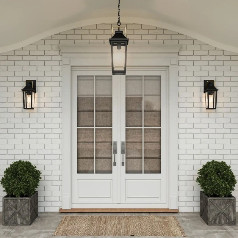 lampa ścienna BUCKLEY z szkłem fazowanym