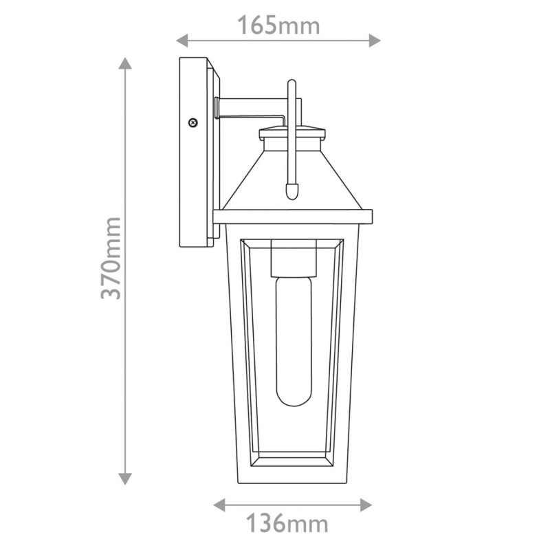 BUCKLEY S lampa na elewację Elstead Lighting