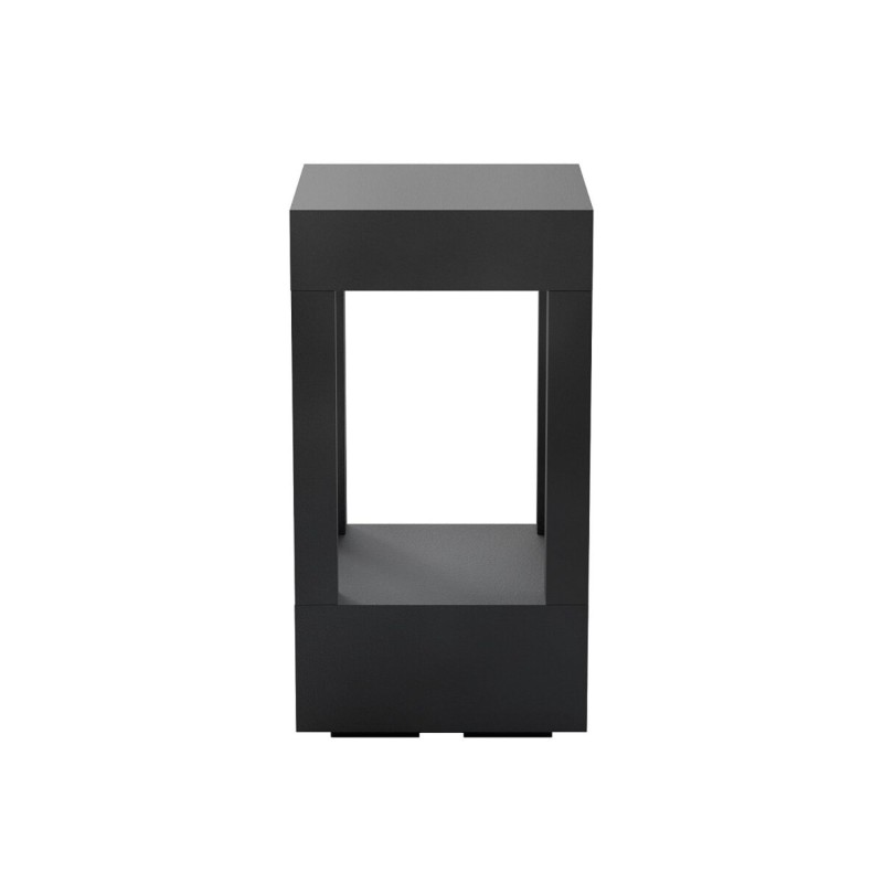 czarna lampa ogrodowa LED CORTO