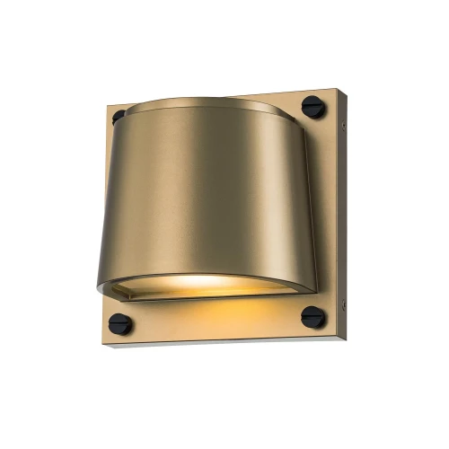 SCOUT kinkiet na elewację Elstead Lighting, złoty, IP44, GU10 max 8W LED