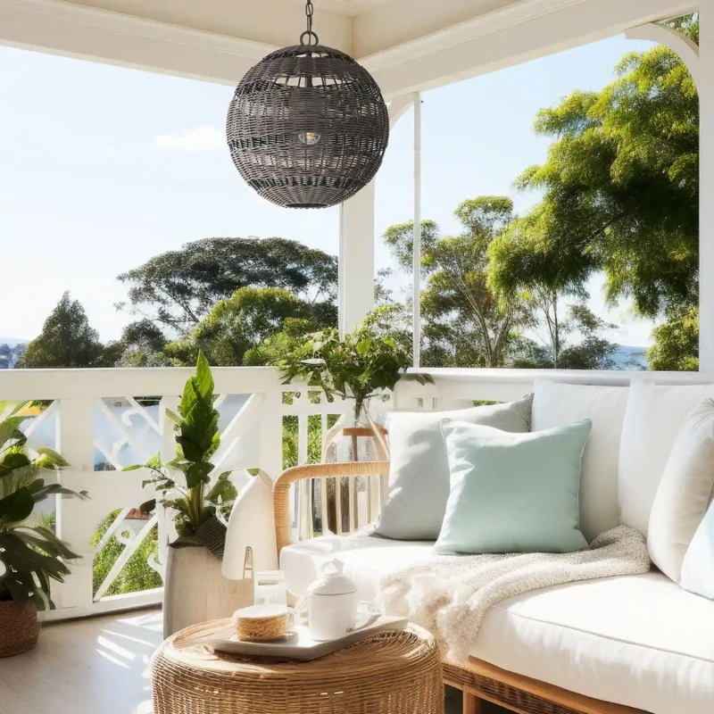 dekoracyjna lampa na taras LINDENDALE