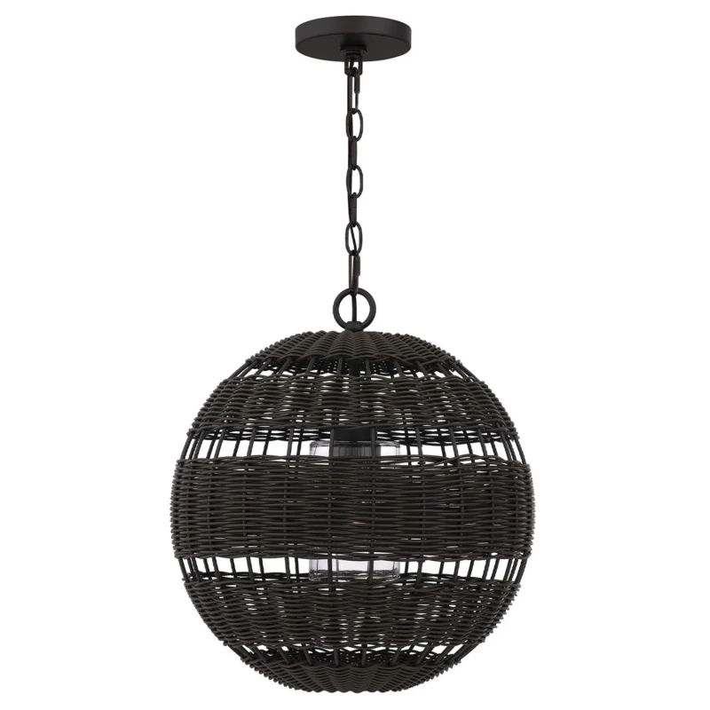 lampa wisząca LINDENDALE rattan
