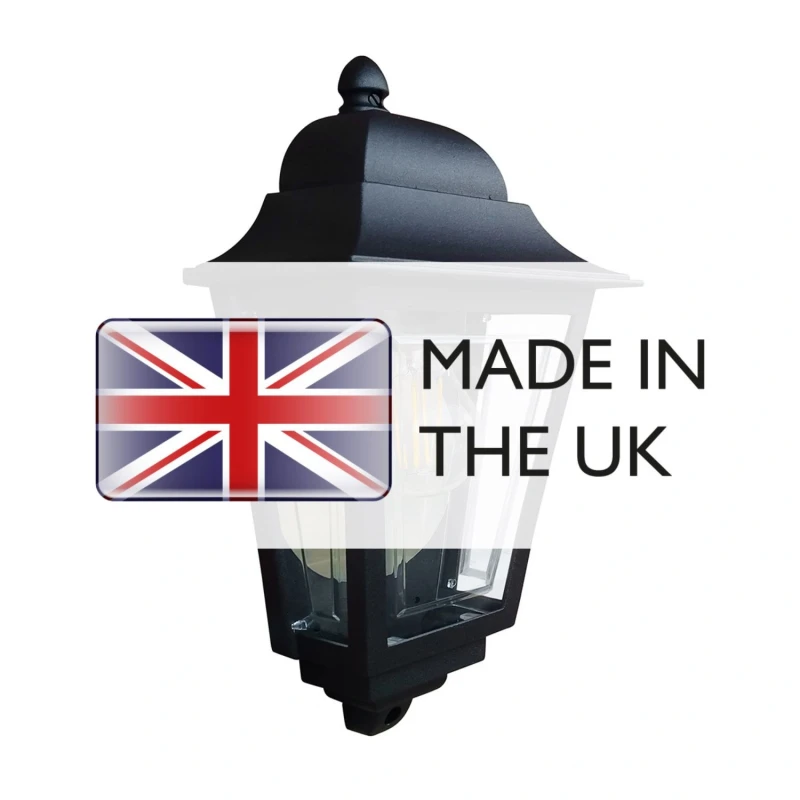 brytyjska stylowa lampa ścienna