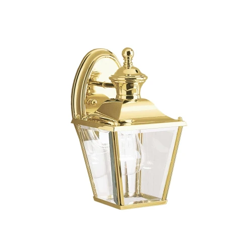BAY SHORE S latarnia naścienna Elstead Lighting, mosiądz, IP44, E27 max 60W