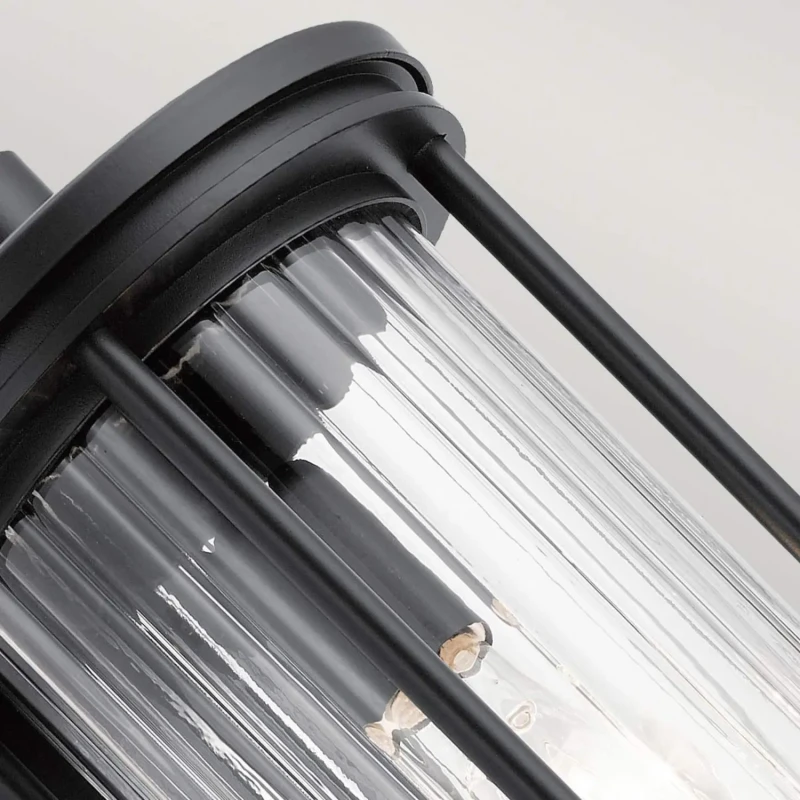 kinkiet z żebrowanym szkłem BARRAS