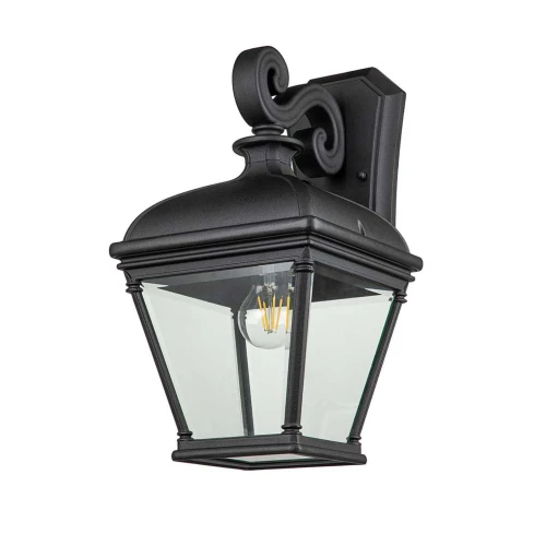 BAYVIEW L latarnia naścienna Elstead Lighting, czarny, IP44, E27 max 60W
