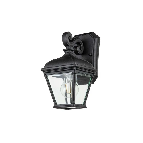BAYVIEW S latarnia naścienna Elstead Lighting, czarny, IP44, E27 max 60W