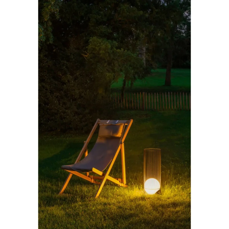 lampa ogrodowa GRID SUN rattan