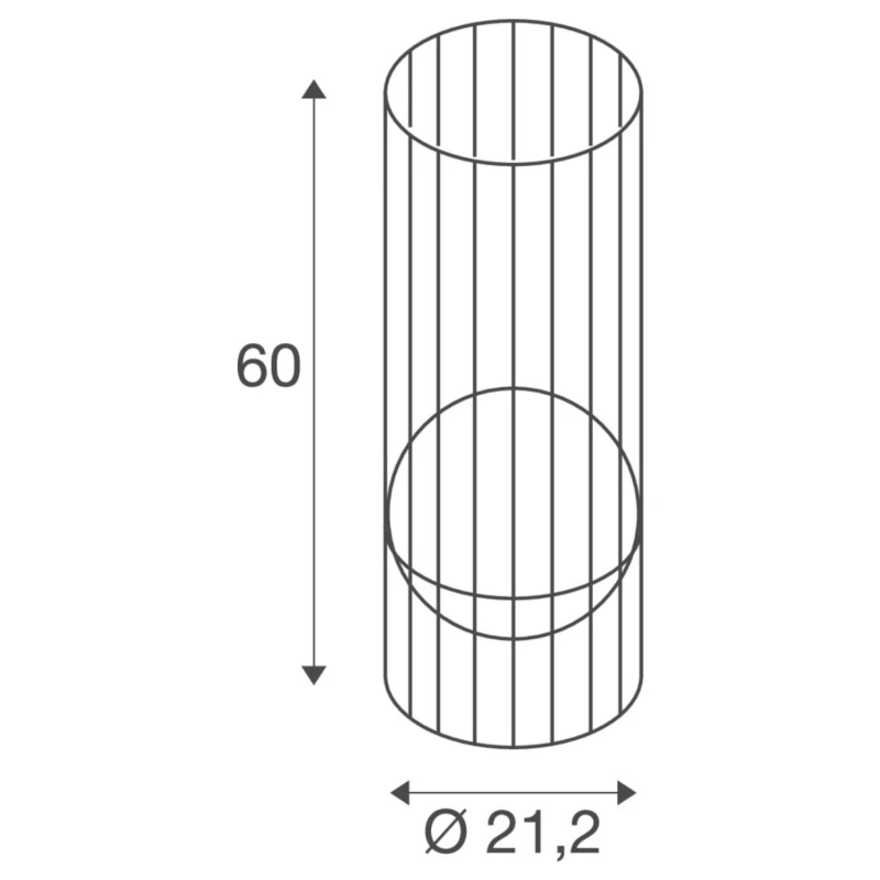 GRID SUN lampa na taras SLV wymiary