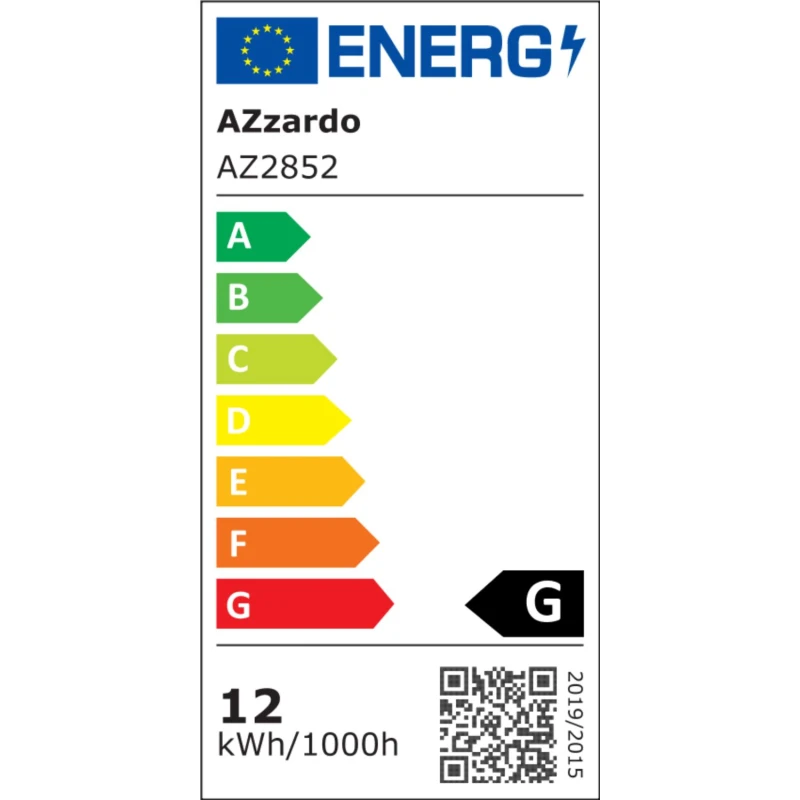 kinkiet zewnętrzny ANCONA LED etykieta energetyczna