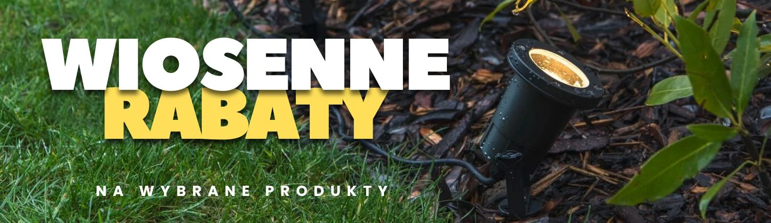 wiosenna promocja na wybrane produkty w sklepie garden-lighting.pl desktop garden-lighting.pl