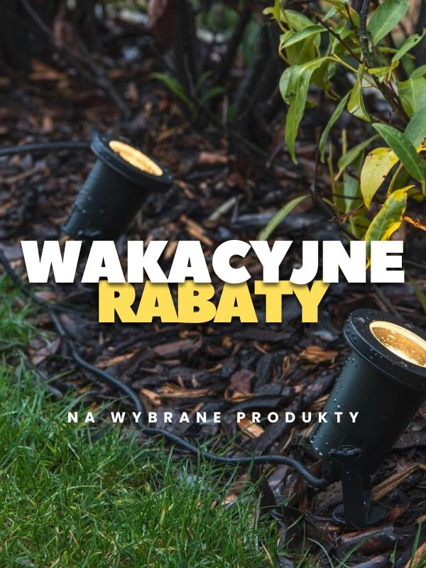 wakacyjna promocja na wybrane produkty w sklepie garden-lighting.pl garden-lighting.pl